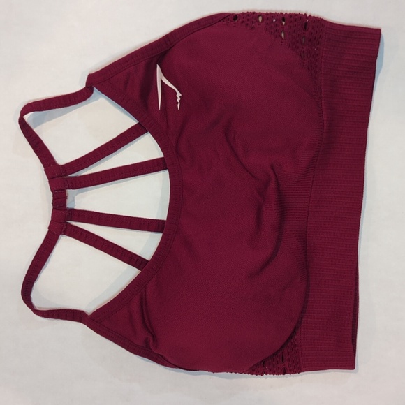 Gymshark Tops - GYMSHARK Seamless Pink Sports Padded Bra Size Small